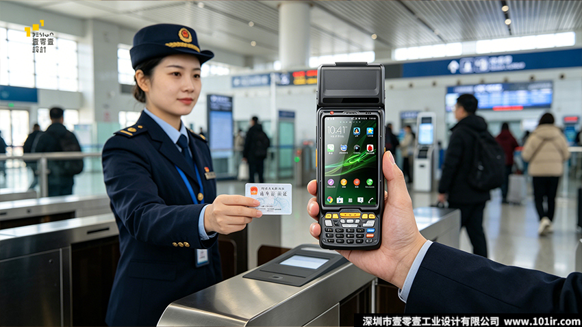 手持身份驗證識別終端PDA設計